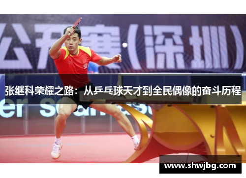 张继科荣耀之路：从乒乓球天才到全民偶像的奋斗历程